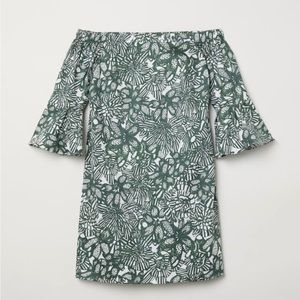 H&M off the shoulder floral dress